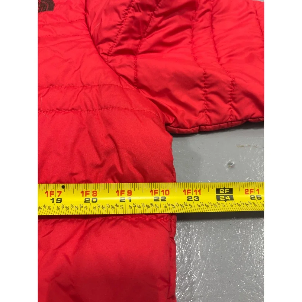 The North Face Thermoball Insulated Puffer Jacket Mens Medium Red Full Zip